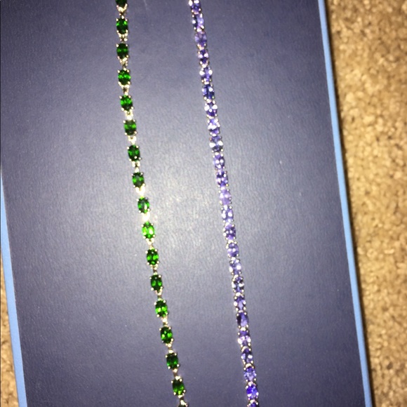 Ladies .925 Sterling Silver with precious stones - Picture 6 of 10